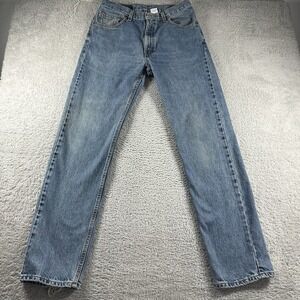 VINTAGE Levi's‎ 505 Jeans Mens 34x34 (Fits 30x32) Blue Regular Fit Straight Leg